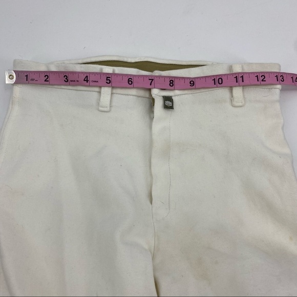 Devon-Aire half patch cream riding breeches 30L - Picture 5 of 10